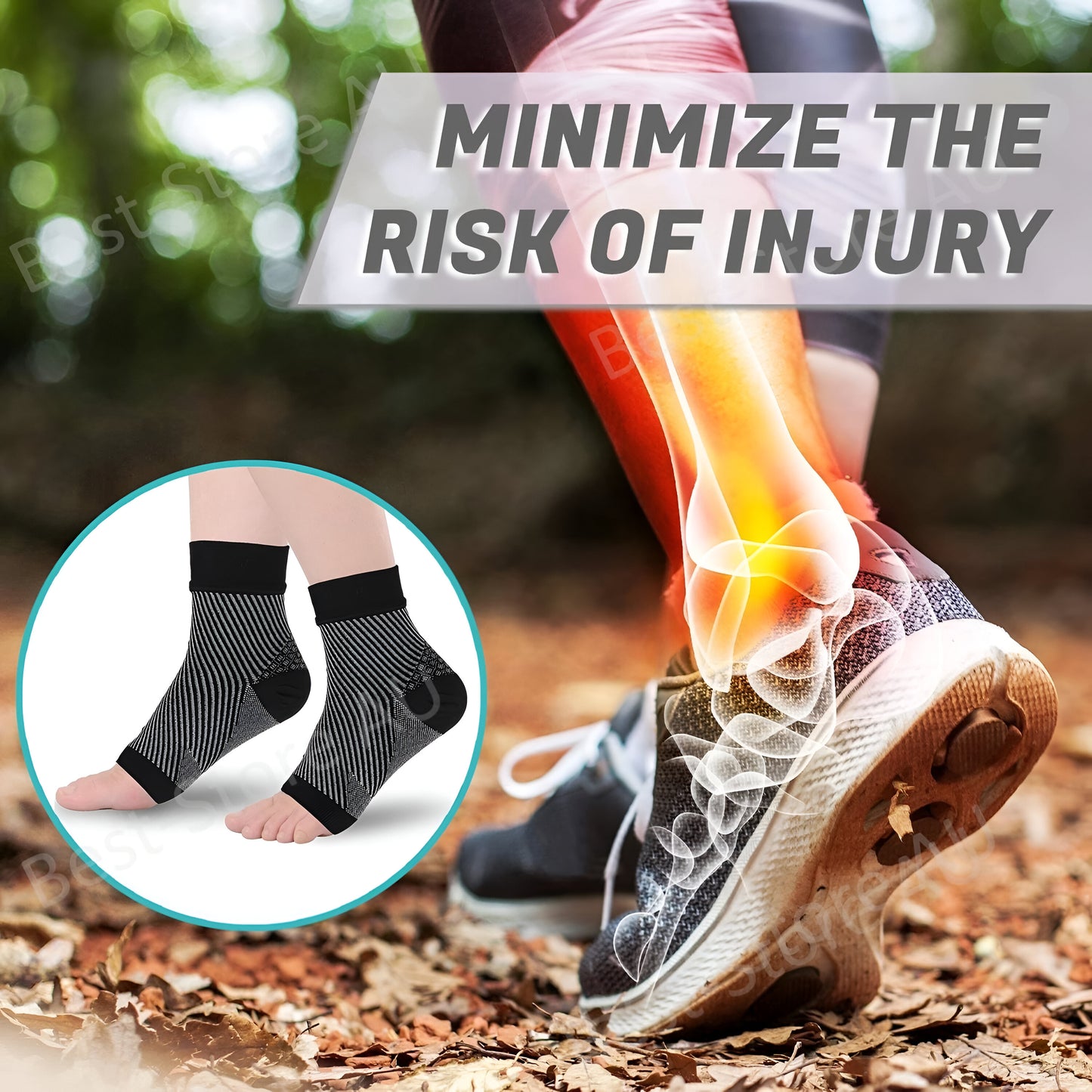 🦶 Aussie Mate™ FootGuard Pro™ Compression Ankle Socks 🚨 AUSSIE CLEARANCE SALE – 50% OFF TODAY! 🚨
