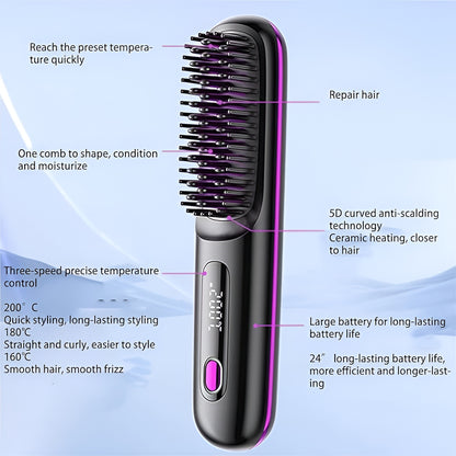 StraightEase™ Pro Hair Straightening Brush - 🚨 LAST CHANCE 50% OFF CLEARANCE SALE 🚨