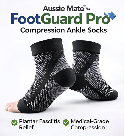 🦶 Aussie Mate™ FootGuard Pro™ Compression Ankle Socks 🚨 AUSSIE CLEARANCE SALE – 50% OFF TODAY! 🚨