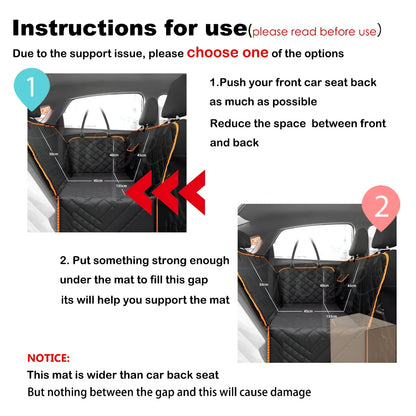 🐾 Premium Hard Bottom Car Seat Cover 🐾 - 🚨 50% OFF Clearance Sale 🚨