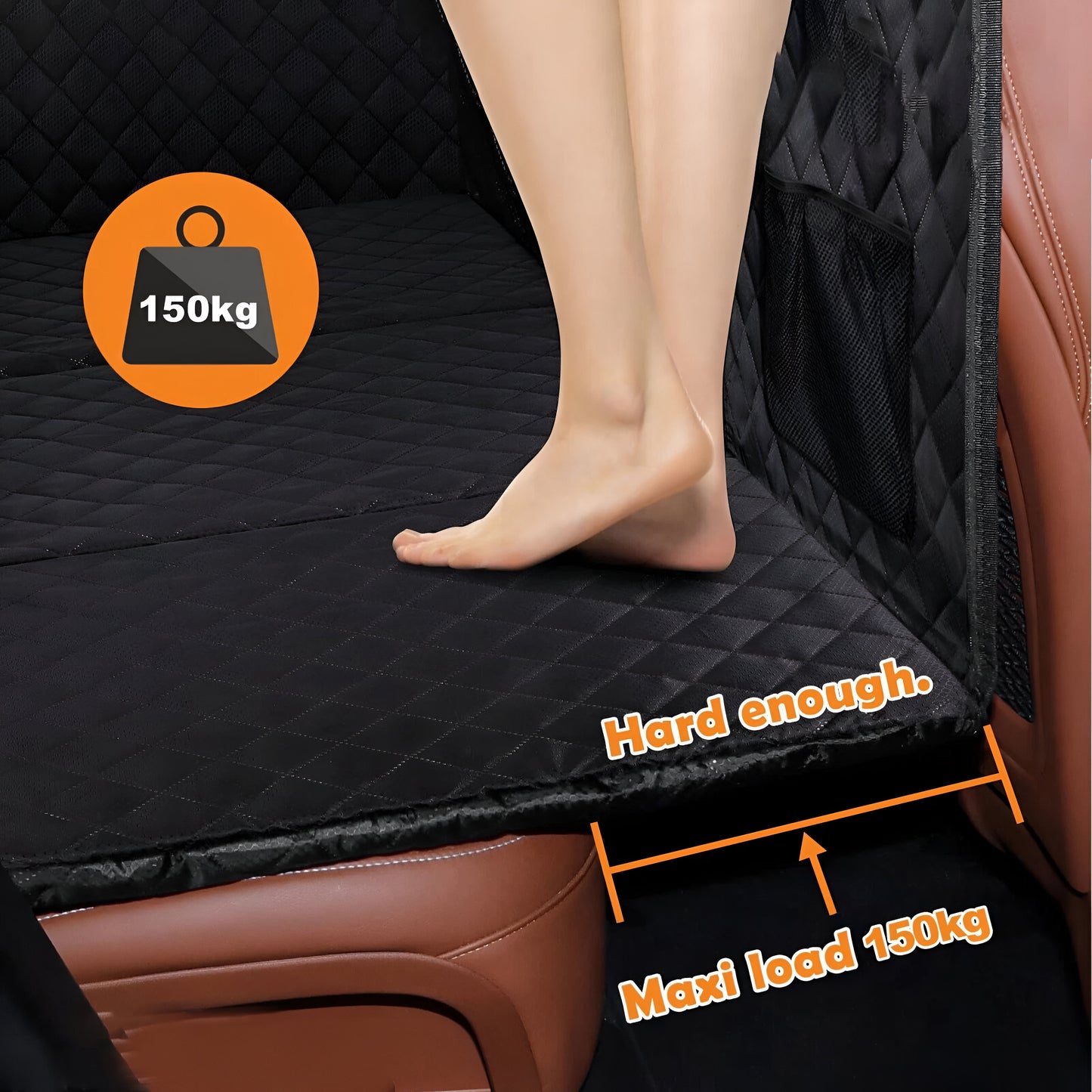 🐾 Premium Hard Bottom Car Seat Cover 🐾 - 🚨 50% OFF Clearance Sale 🚨