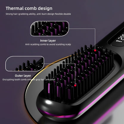 StraightEase™ Pro Hair Straightening Brush - 🚨 LAST CHANCE 50% OFF CLEARANCE SALE 🚨